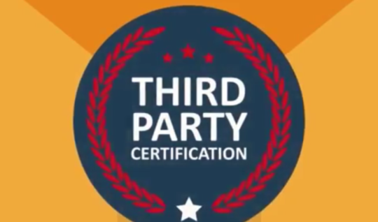 Third party certification process